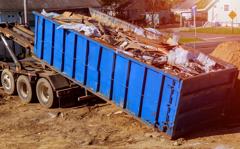 Construction debris cleanup and junk removal